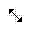 Black White Diagonal Resize 1.cur Preview