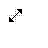 Black White Diagonal Resize 2.cur Preview