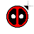 Deadpool symbol left select.cur Preview