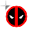 Deadpool symbol III normal select.cur