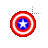Captain America shield I left select.cur Preview
