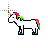 pretty unicorn normal select.cur