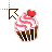 pink cupcake normal select.cur Preview
