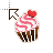 pink cupcake normal select.cur