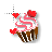 cupcake hearts normal select.cur