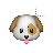 puppy head left select.cur Preview