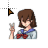 anime school girl cursor.cur