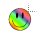 rainbow smiley spin left select.ani Preview