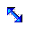 3d blue diagonal resize 1.ani Preview