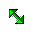 3d green diagonal resize 1.ani Preview