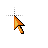 3d orange medium normal select.cur Preview