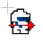 Dig Dug Character Cursor.cur Preview