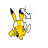 Pikachu Thief diagonal resize right.cur Preview