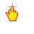 golden middle finger link.cur Preview