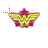 Wonder Woman pool float normal select.cur Preview
