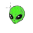 Alien head III normal select.cur Preview