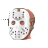 Jason Voorhees head normal select.cur Preview
