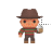 Freddy Krueger 8-bit left select.cur Preview