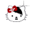 Hitler Hello Kitty face left select.cur Preview