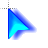 Fluoro blue cursor .cur Preview