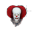 Pennywise face left select.cur