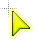 Yellow Glowing Cursor.cur Preview