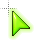 Lime Glowing Cursor.cur Preview