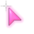 Pink Glowing Cursor.cur Preview