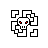 skull maze diagonal resize right.cur