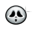 Ghostface emoji left select.cur