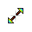 rainbow diagonal resize 1 (static).cur