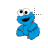 Baby Cookie Monster left select.cur Preview