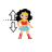 Wonder Woman vertical resize.cur