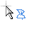 mouse pointer melting hourglass.cur Preview