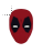 Deadpool mask normal select.cur Preview
