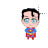 Superman chibi left select.cur Preview