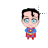 Superman chibi left select.cur