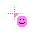 Pink smiley face.cur Preview