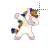 Unicorn standing left select.cur Preview