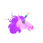 unicorn head rainbow normal select.ani Preview