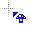 Dark blue cursor.cur Preview