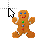 Gingerbread Man.cur Preview