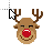 Happy Reindeer.cur Preview