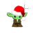 Baby Yoda Claus left select.cur Preview