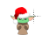 Baby Yoda Claus II left select.cur Preview