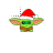 Baby Yoda Claus head normal select.cur Preview