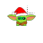 Baby Yoda Claus head left select.cur Preview