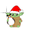 Baby Yoda Claus & Porg normal select.cur Preview