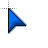 Blue glowing cursor.cur Preview
