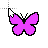 Butterfly Purple 25.cur